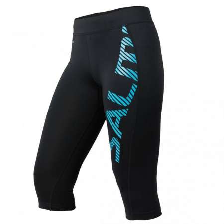  Capri Logo Tights Wmn Black/Light Blue 