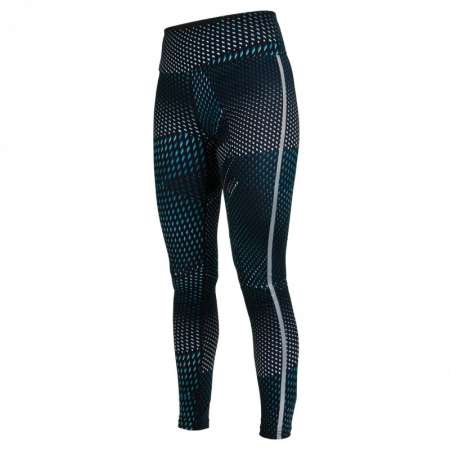  Split Tights Women Deep Teal AOP 