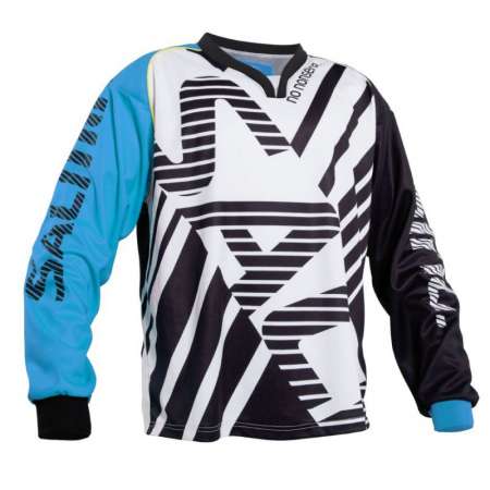  Travis Goalie Jsy SR Cyan Blue 