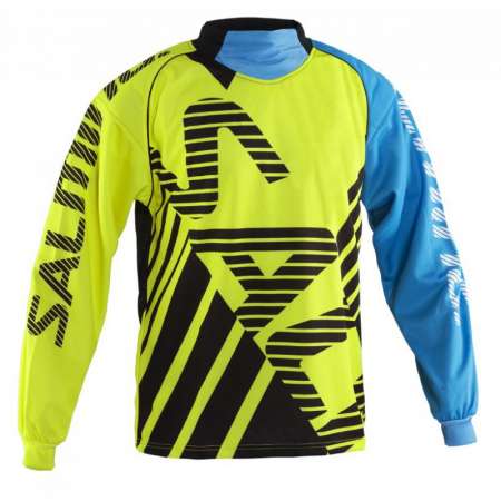  Travis Goalie Jsy SR FluoYellow/LtBlue 