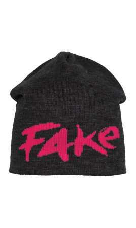 Pletená čepice Fake Pink 2
